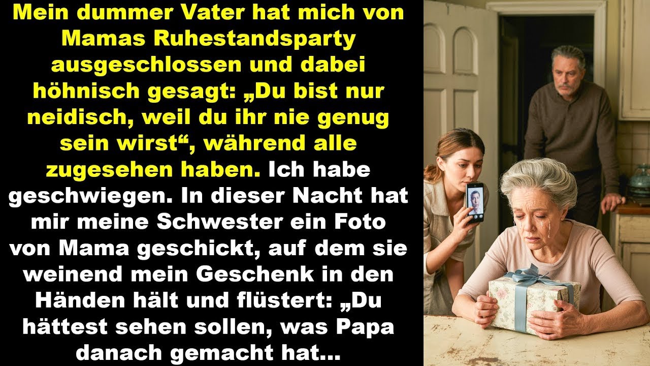 Mein Vater schnitt mich aus Mamas Leben aber in dieser Nacht erfuhr ich, was er ihr heimlich ant
