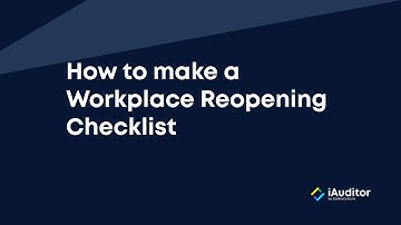How to Make a Workplace Reopening Checklist