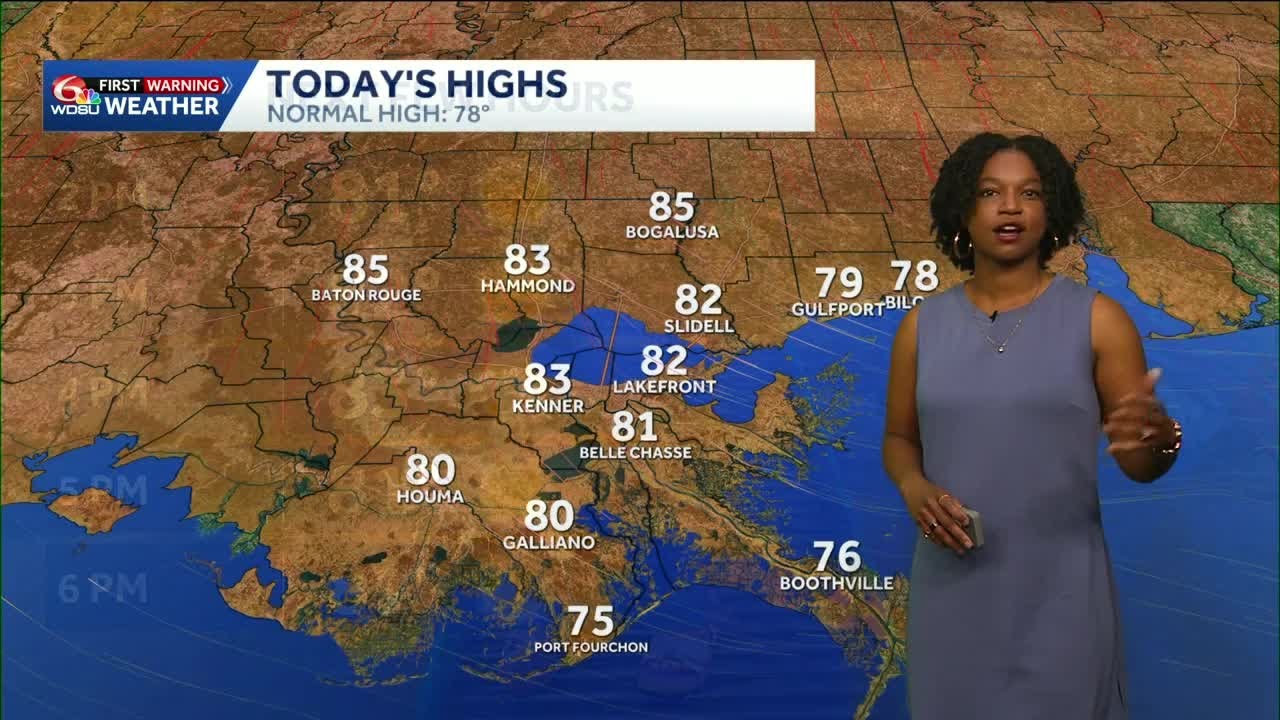 Warm and breezy week ahead in your New Orleans forecast - YouTube