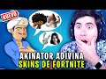 PODRÁ AKINATOR ADIVINAR ESTAS SKINS de FORTNITE ?? / Parte 2 - JorgeIsaac115