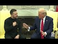 Watch the heated exchange between Trump and Zelensky in the Oval Office