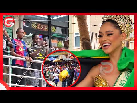 THAT’S THE ONE! CHECK OUT MISS JIHAN DIMACK’S ARRIVAL IN KARIAKOO....