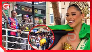 THAT’S THE ONE! CHECK OUT MISS JIHAN DIMACK’S ARRIVAL IN KARIAKOO....
