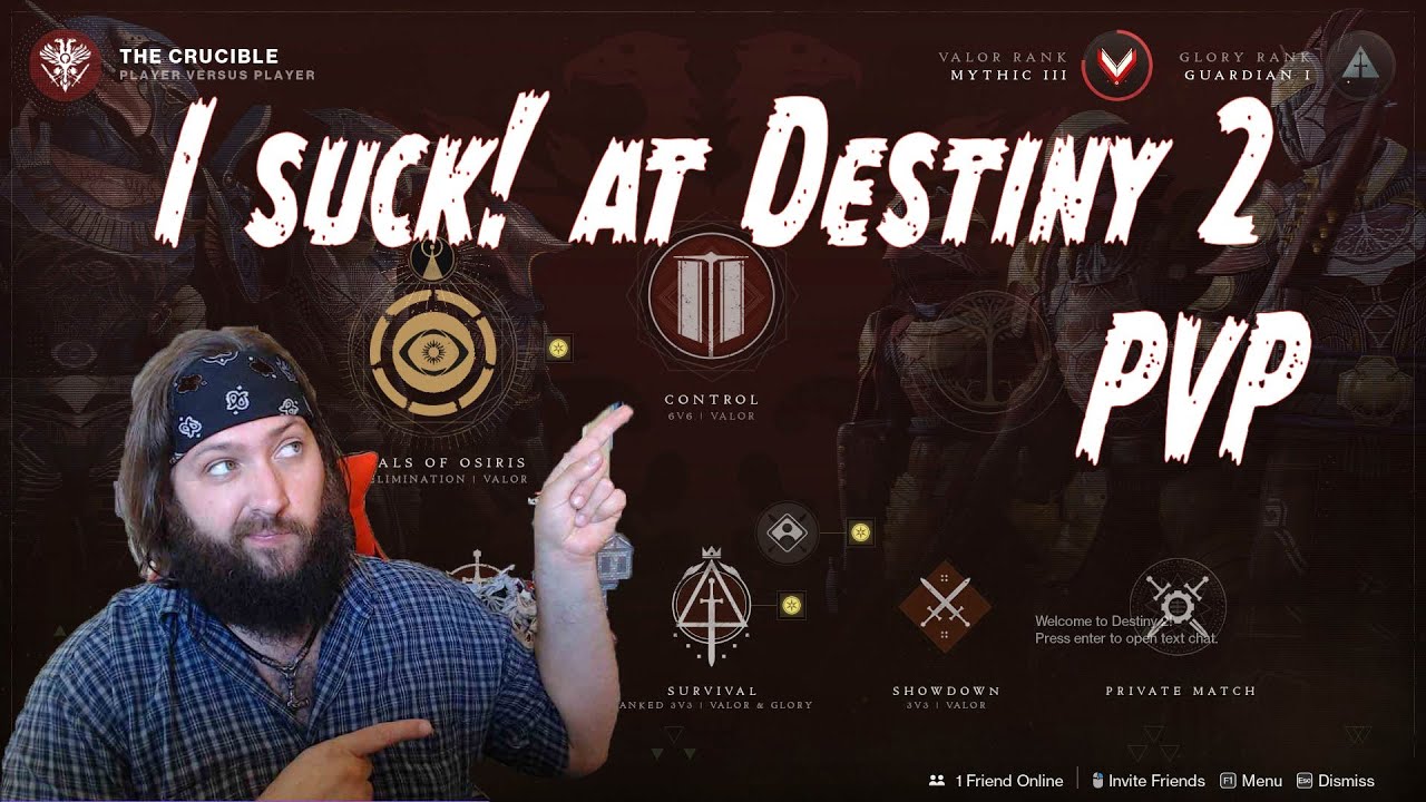I suck at (Destiny 2) PVP and tips on how to get better