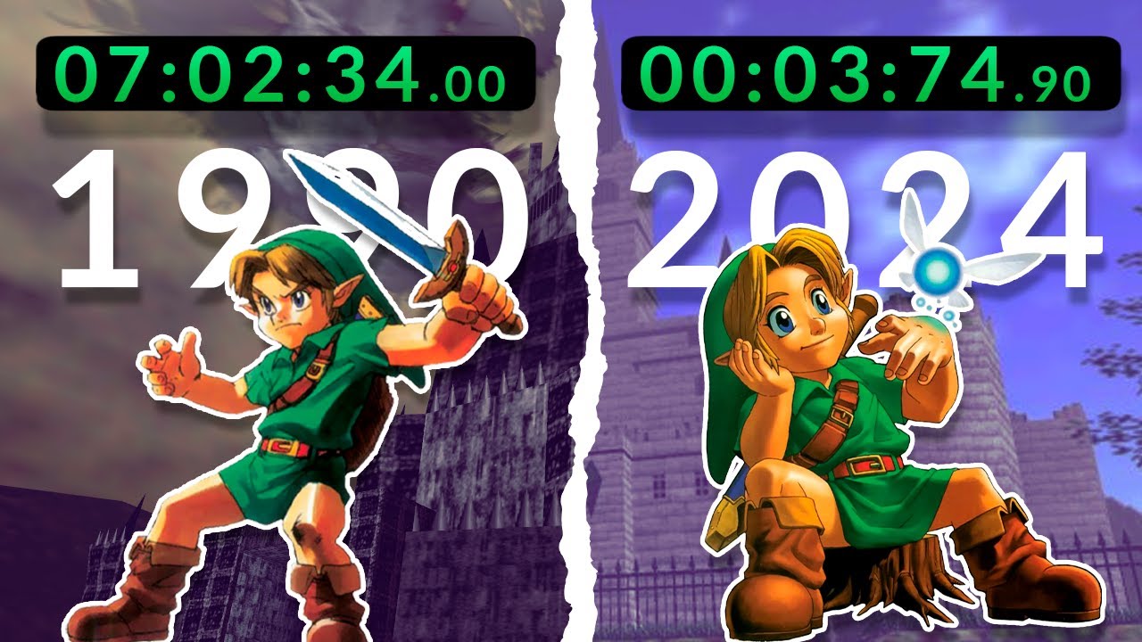 Como as SpeedRuns de Ocarina Of Time mudaram com o tempo (Any%)