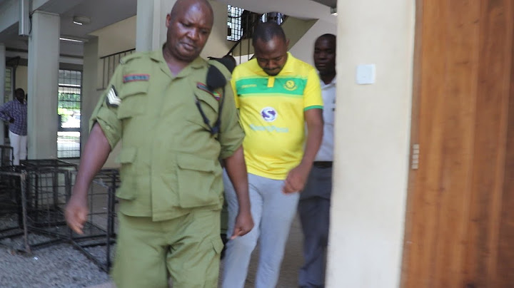 WAKILI ALIVYOFIKISHWA MAHAKAMANI KWA UTAKATISHAJI FEDHA..