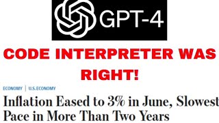 Code Interpreter was Right!  3% CPI!