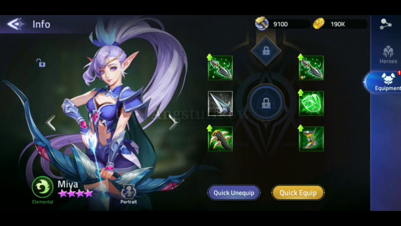 How To Upgrade Equipment/Item For Each Hero In Mobile Legends Adventure ...