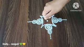 small rangoli design easy / easy small rangoli design / daily small rangoli design ❤️❤️ screenshot 3