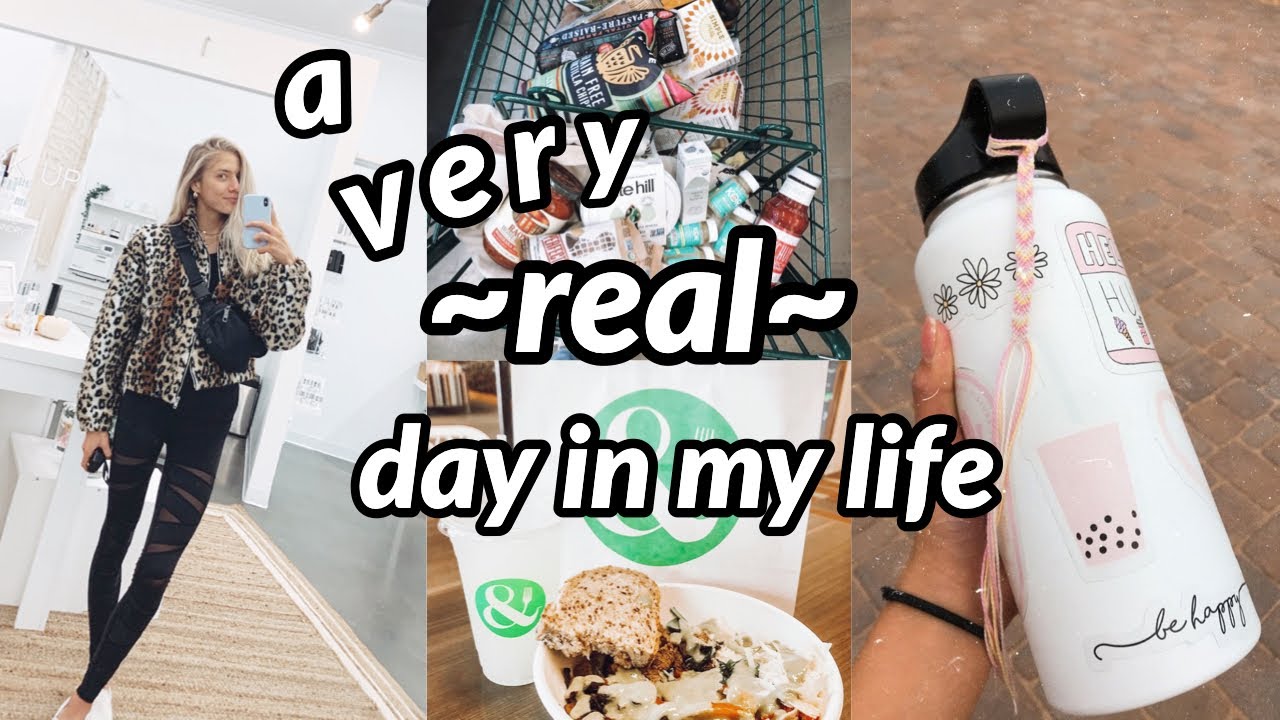 college day in my life // grocery shopping, therapy, facial