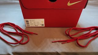 LACE SWAP‼️ Kobe 5 Protro 'Year of The Mamba' University Red w/GOLD glitter laces. #kobe5 #laceswap