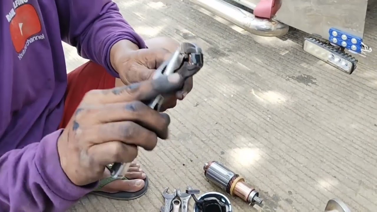 OTJ starter Binaba ng May Ari BAli baliktad ang spring ng ibinalik 😁😁😁