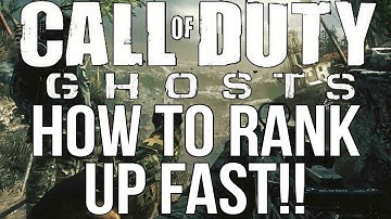 How To Rank Up Extremely Fast On Call of Duty Ghosts (COD Ghosts Gameplay Commentary)