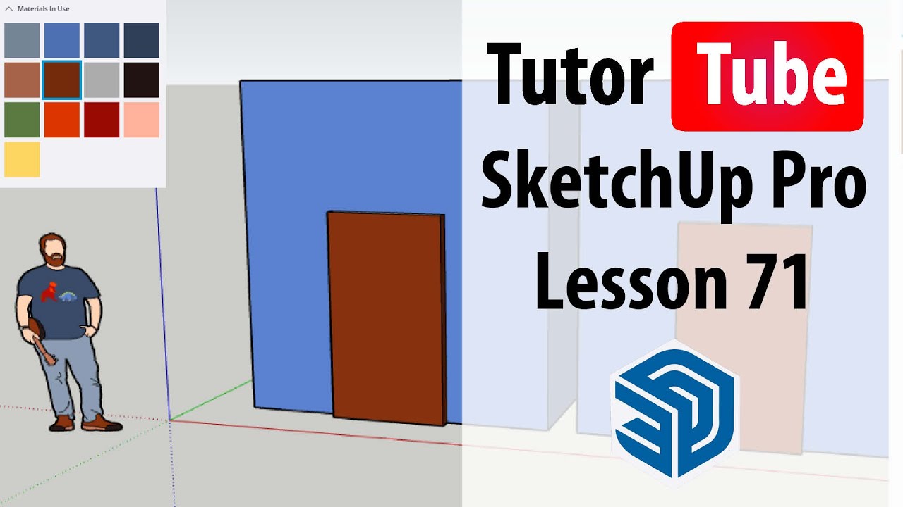 SketchUp Pro - Lesson 71 - Mixing Styles - YouTube