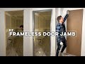 Frameless door jamb solution  ez concepts ezyjamb