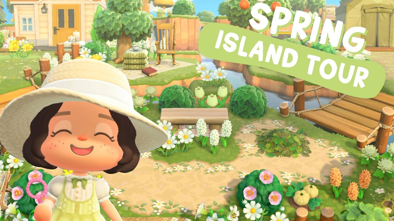 Spring and Vintage Themed Island Tour | Animal Crossing New Horizons