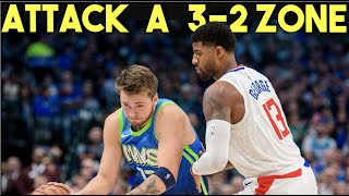 Attacking a 3-2 Zone Defense in Basketball