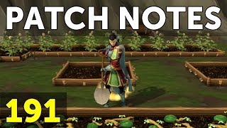 RuneScape Patch Notes #191 - 16th October 2017