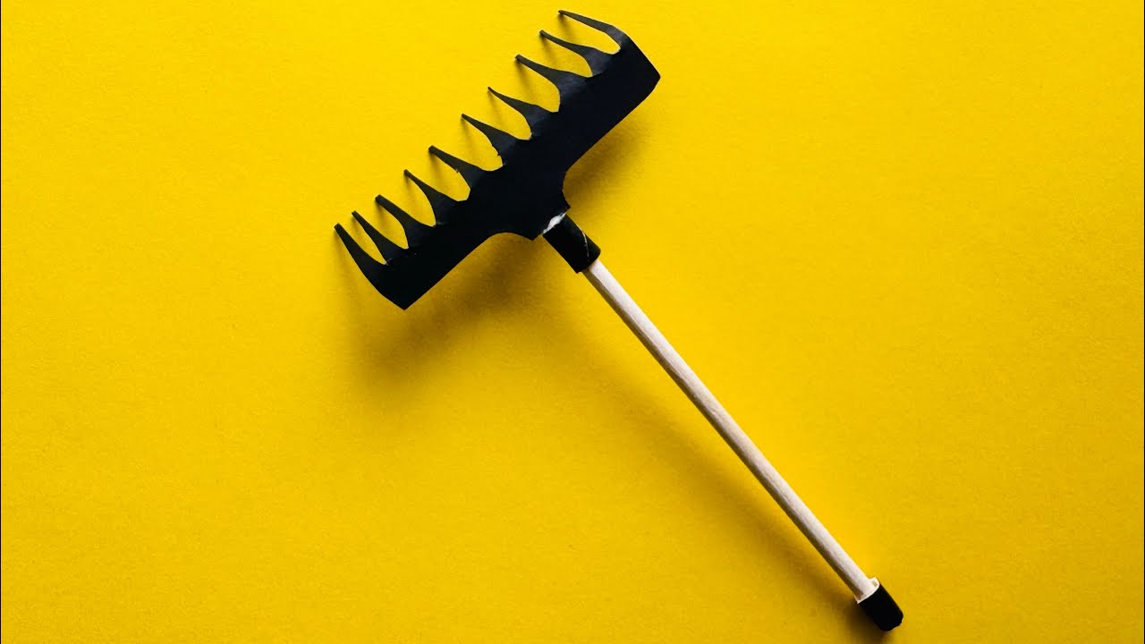 👉 DIY Rake Ancient Farming Tools | Easy Miniature Farming Equipment Model /School Project 