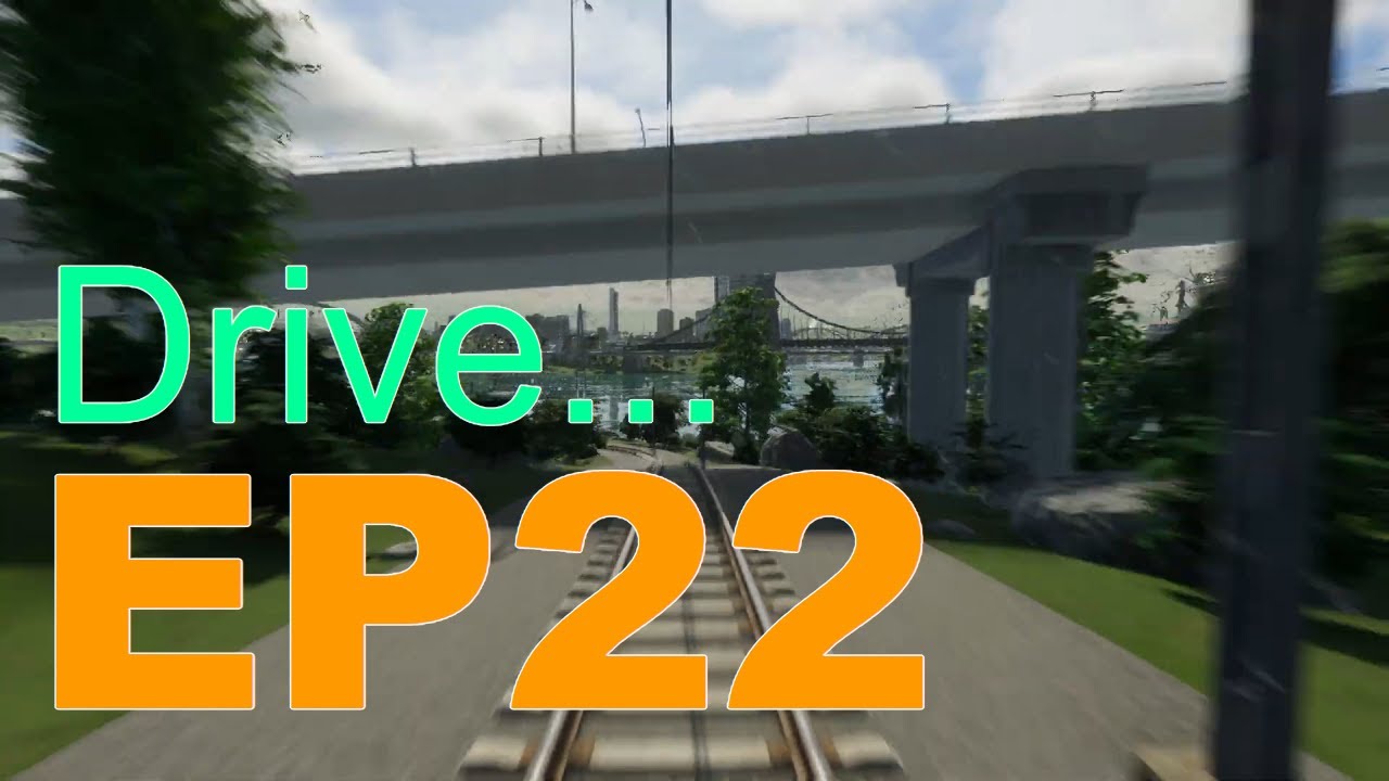Cities: Skylines II │ Drive... EP22 │ Train ride in the rain
