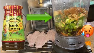 DIY Jerk seasoning & KETO shrimp pasta with Catfish ?