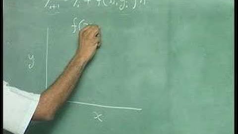 Lecture 31 - Solving Ordinary Differential Equations