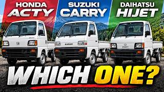 Honda Acty vs Suzuki Carry vs Daihatsu Hijet: Which Kei Truck Should You Buy?