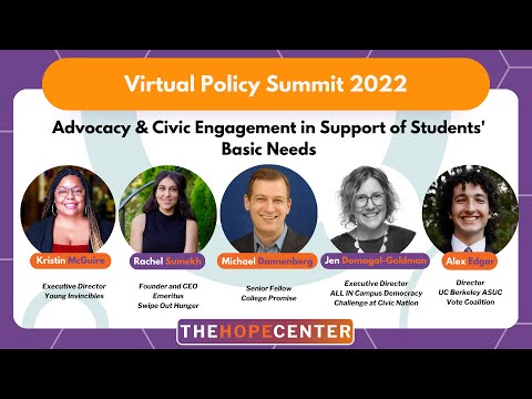 Advocacy and Civic Engagement in Support of Students' Basic Needs