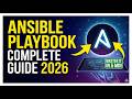Ansible Automation Tutorial 2026 | Comprehensive Playbook Guide for Beginners