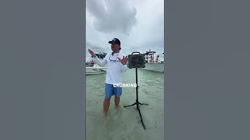 Turtlebox speakers are built to take your sandbar party to the next level