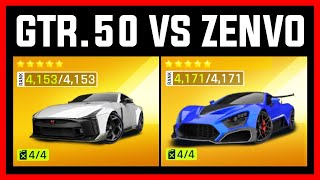 Asphalt 9 Nissan GTR-50 VS Zenvo TSR-S