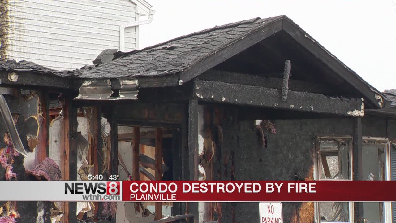 Condo in Plainville destroyed by fire YouTube