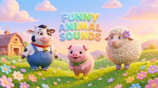 動物の鳴き声を学ぶ：動物の鳴き声＋面白い農場の動物の鳴き声の歌＋幼児に最適 screenshot 4