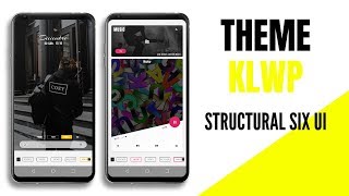 FREE klwp Themes - STRUCTURAL SIX UI KUSTOM - Kustom Live Wallpaper screenshot 5