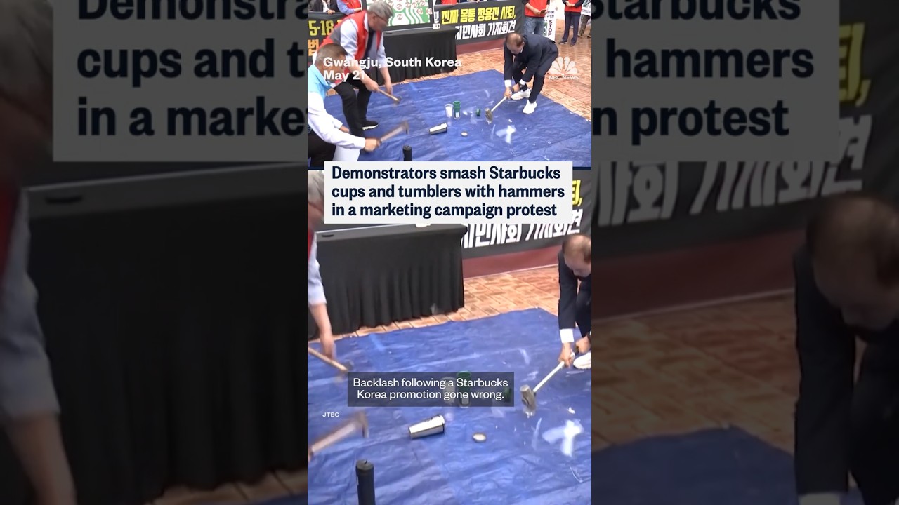 Korean Starbucks’ ‘Tank Day’ campaign faces backlash Korean Starbucks’ ‘Tank Day’ campaign faces backlash
