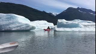 Iceberg Kayaking at Spencer Lake, Alaska