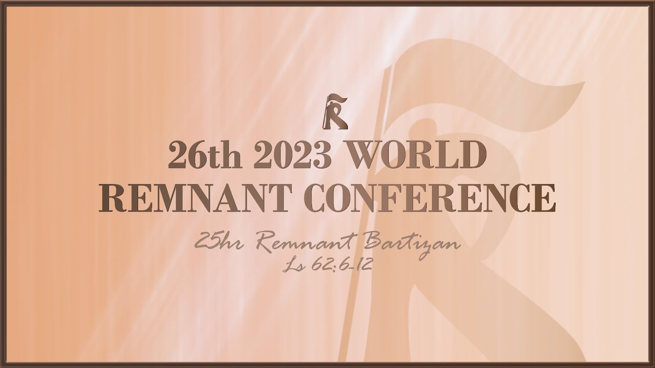 [4K LIVE] 2023.08.02. 2023 World Remnant Conference 1강 Lecture 1 - YouTube