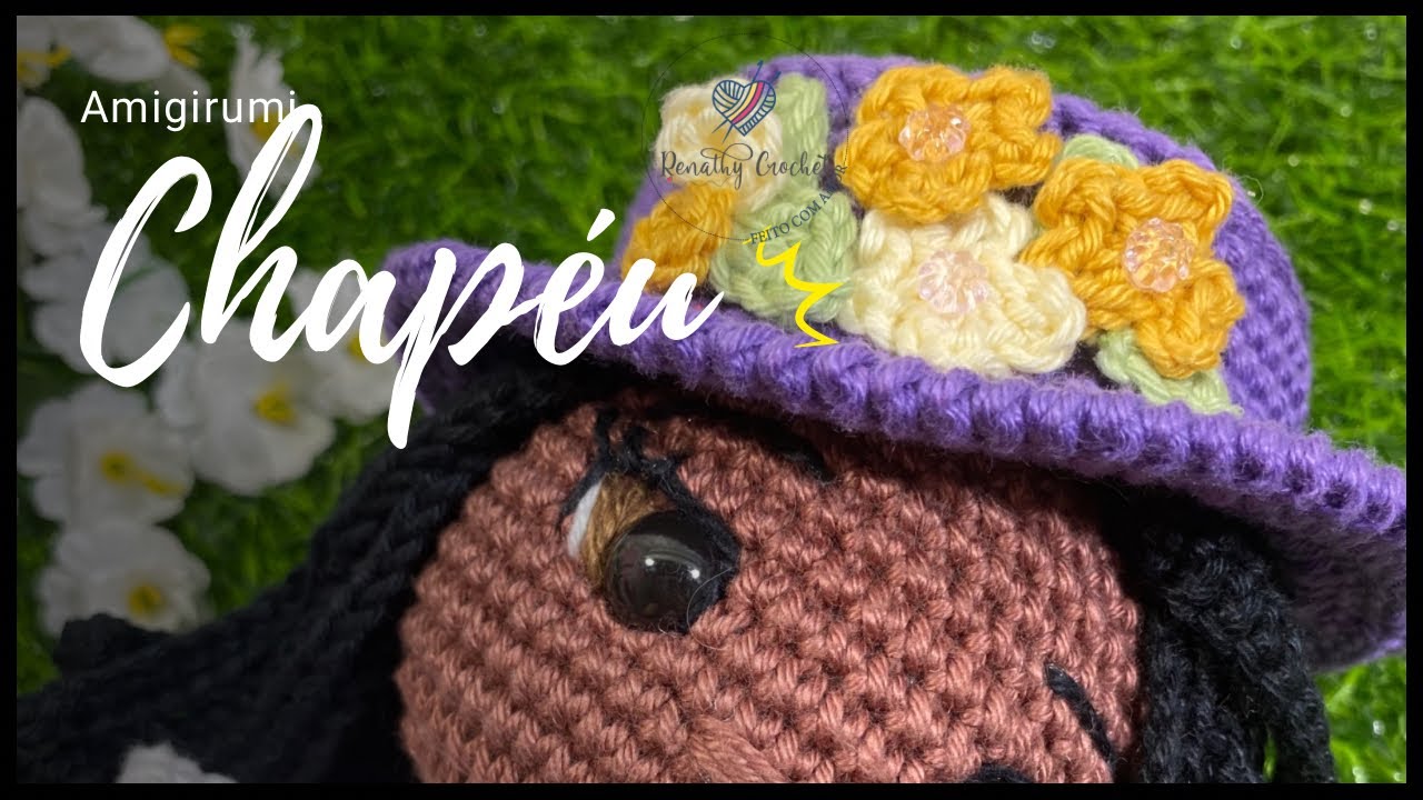Chapéu Amigurumi/ Boneca Amigurumi@RenathyCrochet