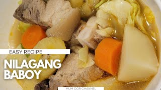 Easy Recipe for Nilagang Baboy | Mum Cor Channel