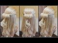 Невероятный быстрый и красивый пучок.💥Легко сделать самой себе.fast beautiful hairstyle.easy!