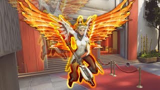 1206 Hours Of Mercy Babysitting!! - Overwatch Saves Montage