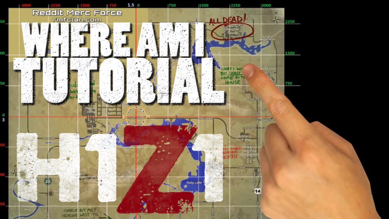 H1Z1 Tutorial How to find your location on the map