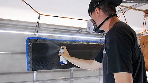Can you spray over carbon fiber?