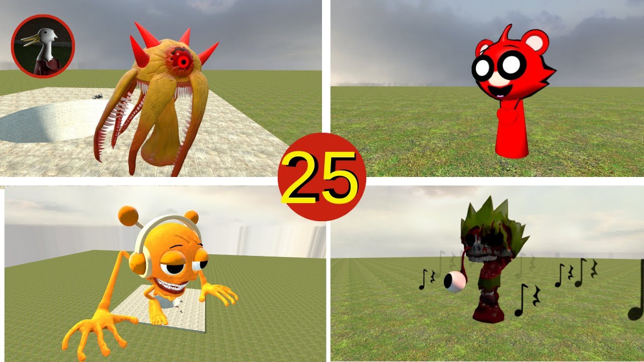 INCREDIBOX SPRUNKI COMPILATION #1 Garry's mod Gmod