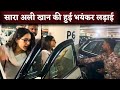 Sara ali khan fight with a men at airport when he was trying to push her