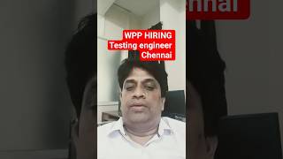 QA Engineer Job at WPP | Chennai IT Jobs | Manual &amp; SQL Testing | 2026