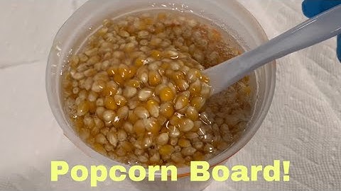 Popcorn Cribbage Board | Resin Fun
