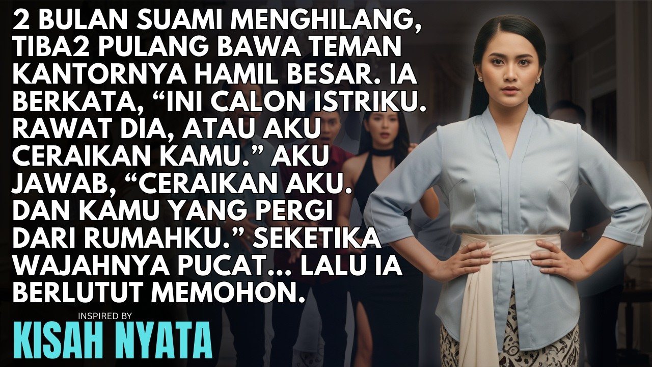 2 BULAN HILANG, SUAMI PULANG BAWA SELlNGKUHAN HAMIL! PAS AKU USIR, DIA SUJUD NGEMlS AMPUN!