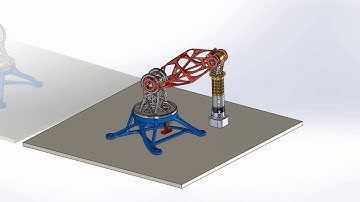 Robo Arm Animation in SolidWorks