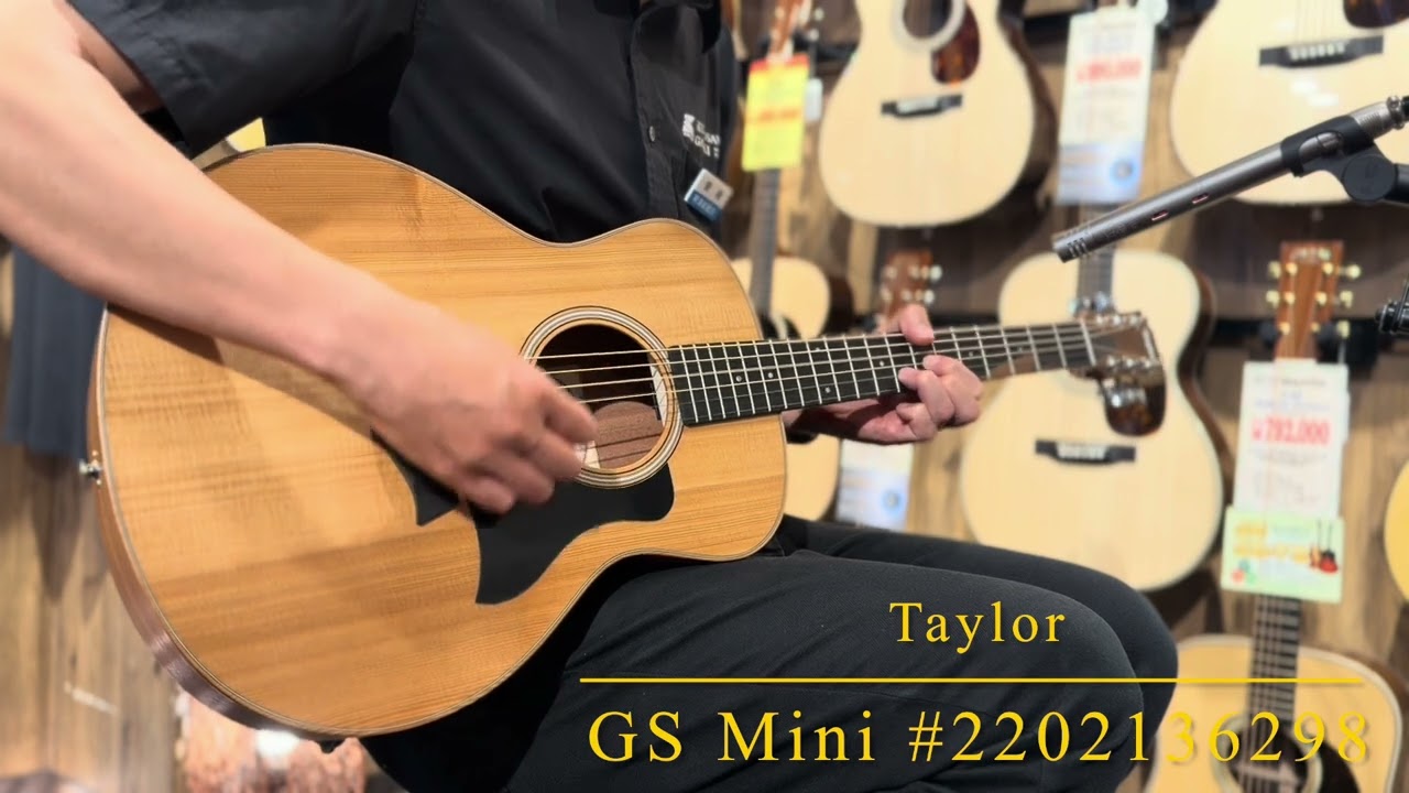 新品〕Taylor GS Mini #2202136298【音抜け・取り回し抜群】 - YouTube